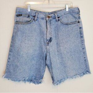 Vintage Lee jeans denim custom cut off shorts
